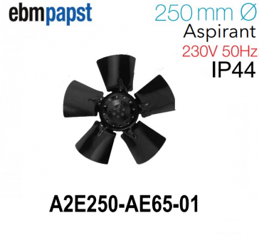 Ventilateur hélicoïde A2E250-AE65-01 de EBM-PAPST 