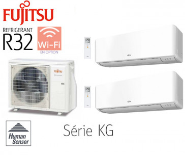 Fujitsu Bi-Split Mural AOY50M2-KB + 1 ASY20MI-KG + 1 ASY35MI-KG