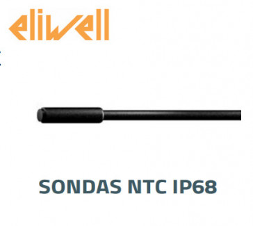 NTC-sonde - IP68 "Eliwell" zwart 3 m - SN8T6H3002