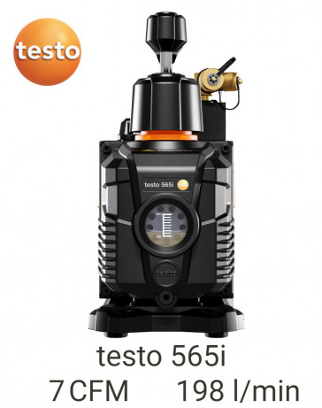Testo 565i - Pompe à vide connectée pour des tirages au vide automatisés avec test de maintien intégré, 7 CFM (198 l/min)