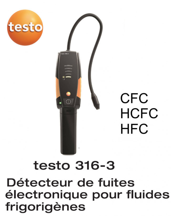 Détecteur de fuites Testo 316-4, Flexibles et connectiques
