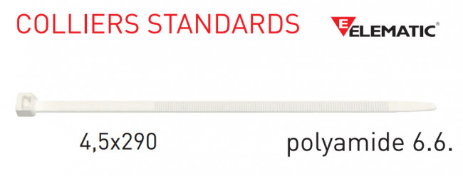 Collier de câblage standard polyamide 6.6