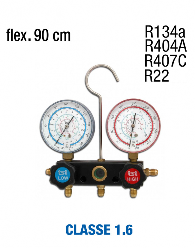 Climatiseur Aide au montage 4 voies R134 R410a R22 R407c KFZ SET 4