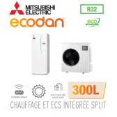 Ecodan SPLIT HEATER HYDROBOX DUO 300L R32 EHST30D-VM6ED + SUZ-SWM40VA