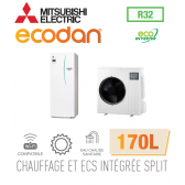 Ecodan SPLIT HEATER HYDROBOX DUO 170L R32 EHST17D-VM2D + SUZ-SWM60VA