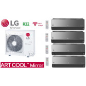 LG Quadri-Split ARTCOOL MIRROR MU4R25.U22 + 3 X AM07BK.NSJ + 1 X AC12BK.NSJ