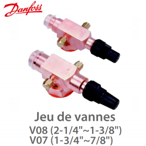 Jeu de vanne rotolock V08 + V07 Danfoss 