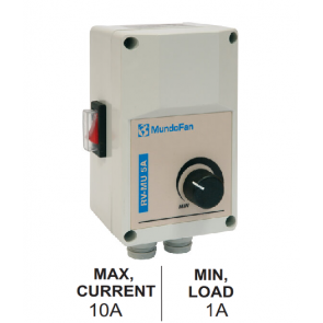 Régulateur de vitesse pour moteurs monophasés RV-MU 10