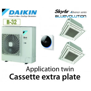 Daikin Ensemble Twin ADVANCE RZASG71MV1 + 2 x FFA35_W 