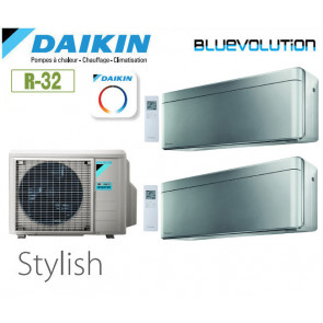 Daikin Stylish Bisplit 2MXM40A + 2 FTXA20CS - R32