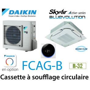 Daikin Cassette 8 voies «Round Flow» Active FCAG71B monophasé