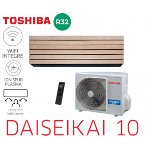 Toshiba Mural Daiseikai 10 Wood RAS-B10S4KVDG-E