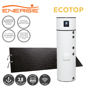 Chauffe-eau + panneau solaire thermodynamique ECOTOP 300i