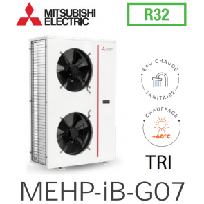  Pompe à chaleur réversible air/eau monobloc MEHP-iB-G07 15Y de Mitsubishi
