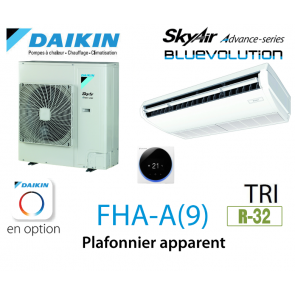 Daikin Plafonnier apparent Advance FHA125A triphasé 