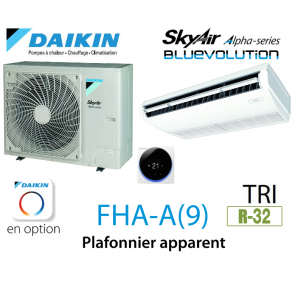 Daikin Plafonnier apparent Alpha FHA100A triphasé