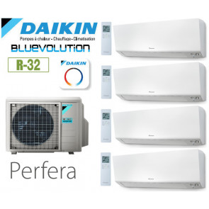 Daikin Perfera Quadrisplit 4MXM68A9 + 3 CTXM15A+ 1 FTXM35A - R32