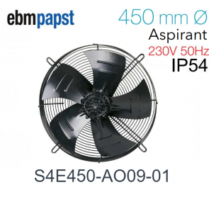 Ventilateur hélicoïde S4E450-AO09-01 de EBM-PAPST