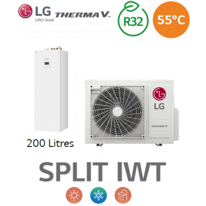 Pompe à Chaleur THERMA V Split  IWT 55°C - HU061MR.U20 + HN0613T.NK0 - R32