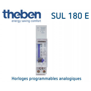 Horloge programmable analogique SUL 180 E de Theben