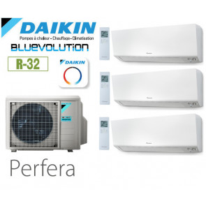 Daikin Perfera Triplit 3MXM68A + 1 CTXM15R+ 1 FTXM20R + 1 FTXM35R- R32