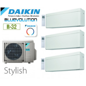 Daikin Stylish Trisplit 3MXM40A + 3 CTXA15AW - R32