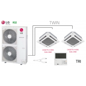 LG Twin Synchro UUD3.U30 - 2 x CT24F.NB0