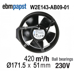 Ventilateur Axial W2E143-AB09-01 de EBM-PAPST