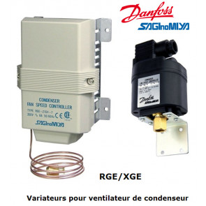 Régulateurs de vitesse pour ventilateur de condenseur XGE/RGE de Danfoss