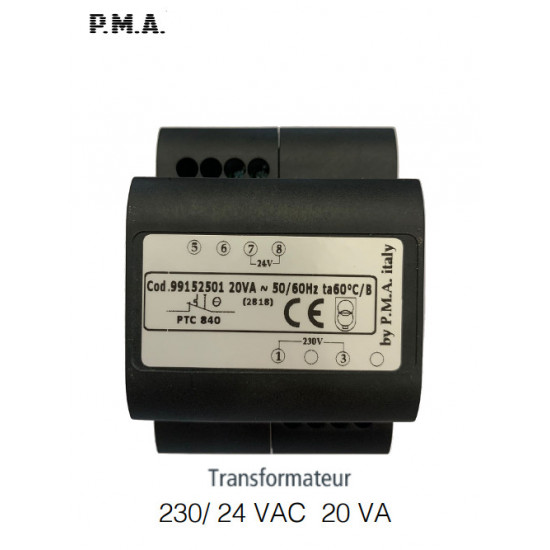 Transformateur 230/9V IP68 pour 1 robinet gamme RES / DUS / DWS